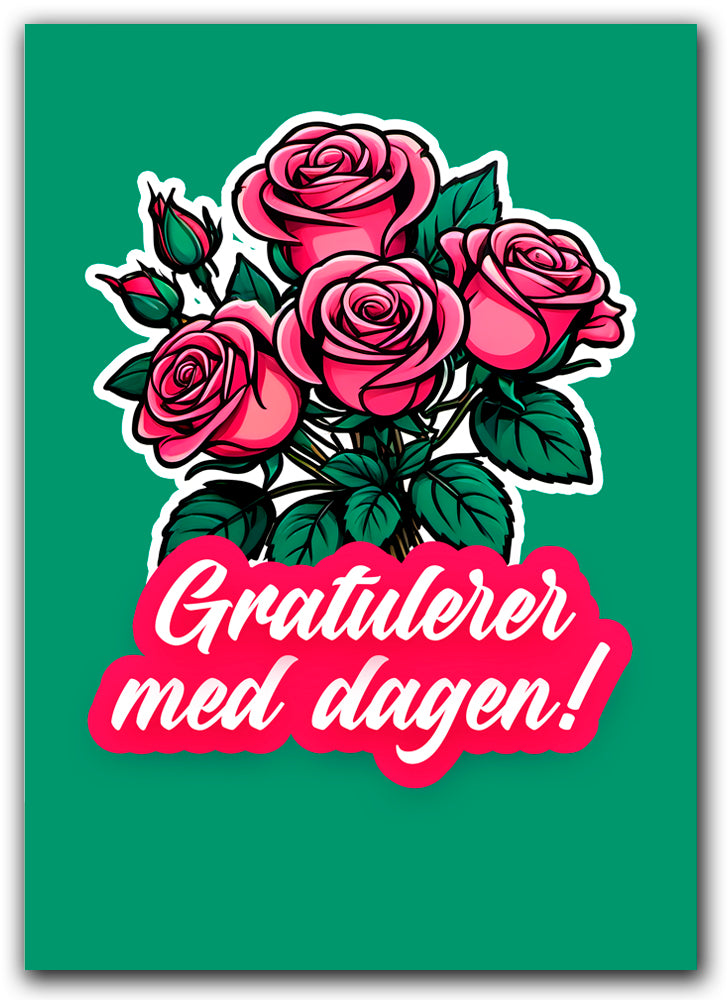 Rose gratulerer