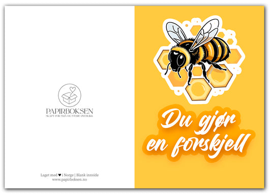 Du gjør en forskjell