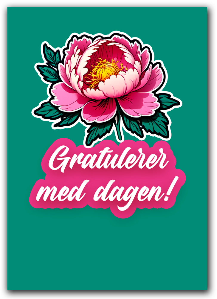 Peon gratulerer